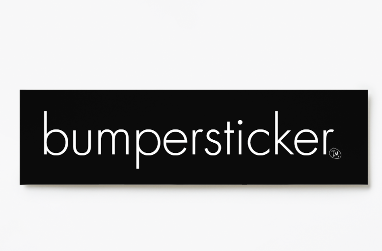 bumpersticker™ – streetwear for your car